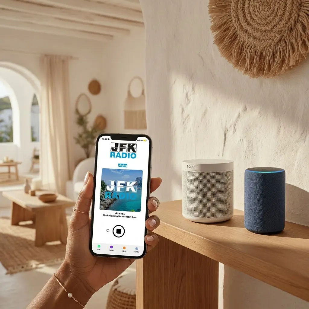Sonos smart speaker met JFK Ibiza