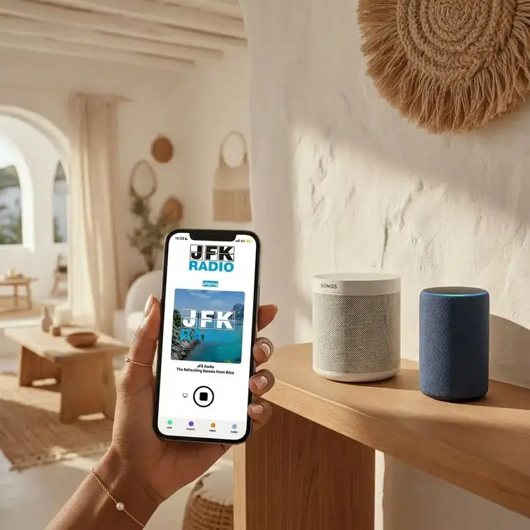 Sonos smart speaker met JFK Ibiza
