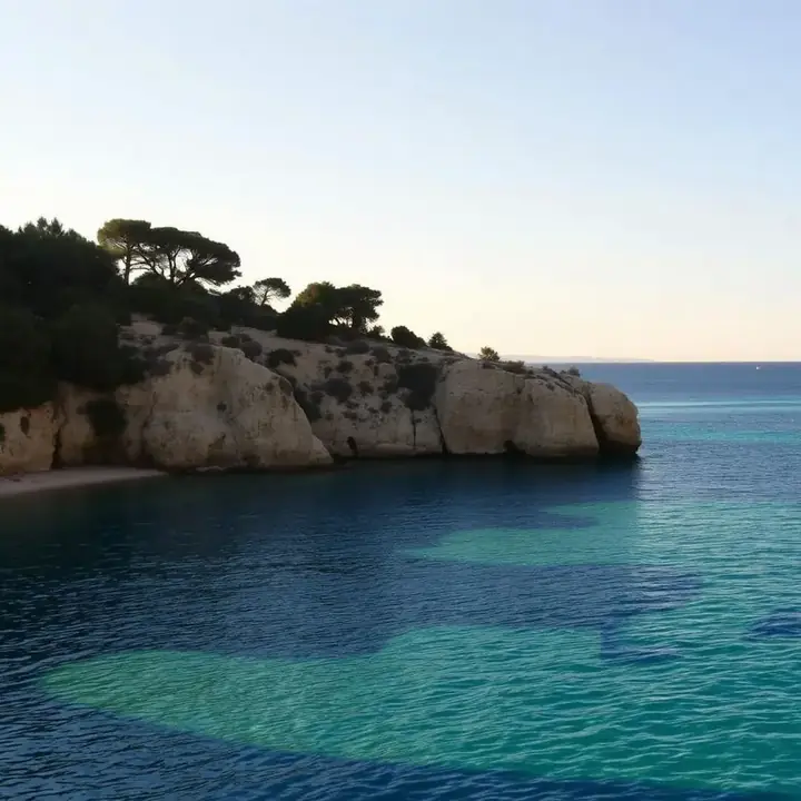 Ibiza coastline at sunset that supports the feeling of a fast, private concierge response