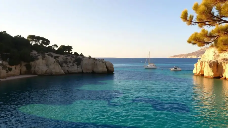 Open Ibiza sea view that supports a premium boat-day editorial