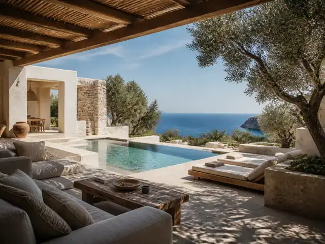 Privé villa-terrace op Ibiza